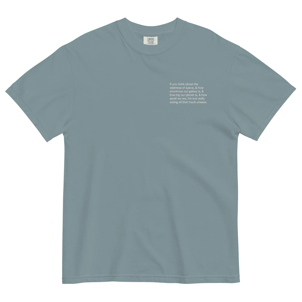 "Not that much cheese" Embroidered Shirt - Image 7