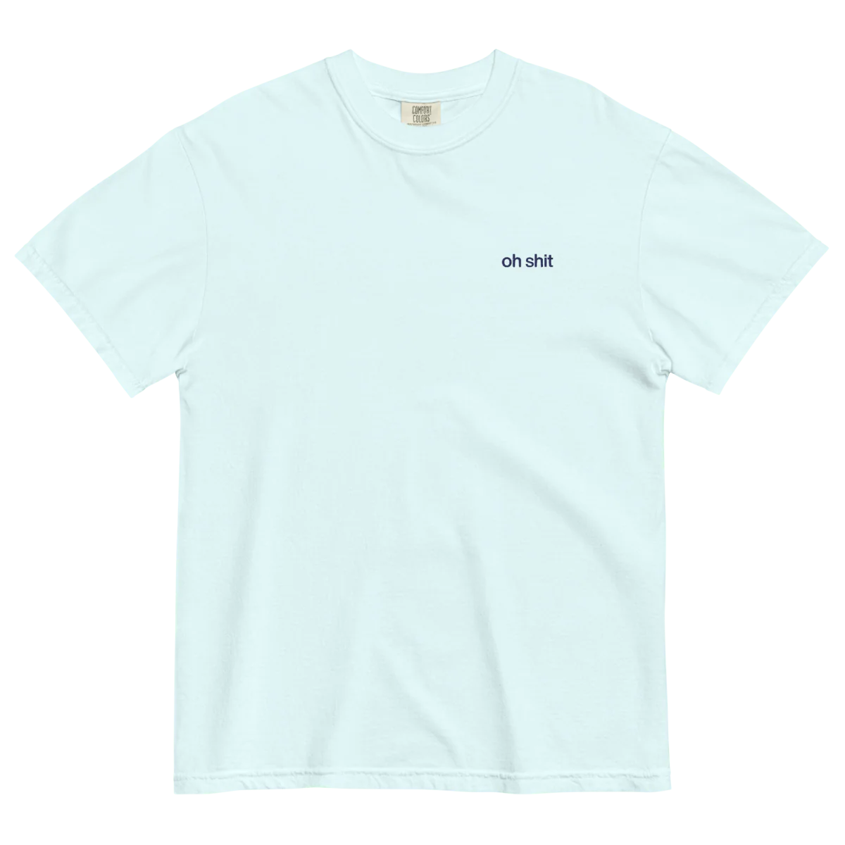 oh shit Embroidered Shirt