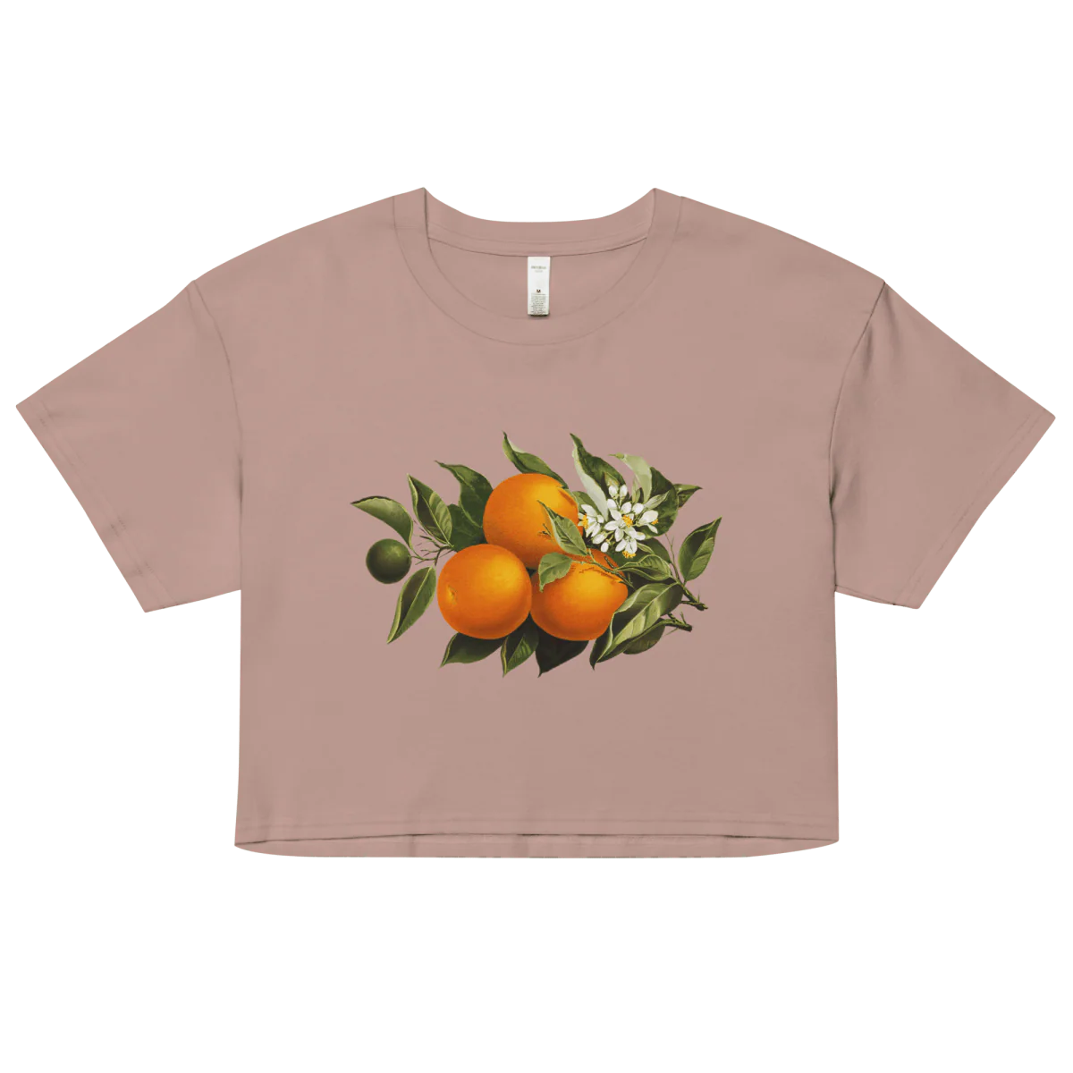 Orange Branch Crop Top - Image 3