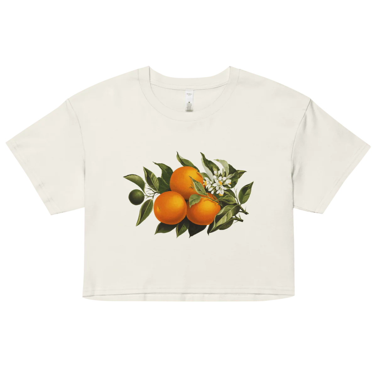 Orange Branch Crop Top - Image 8