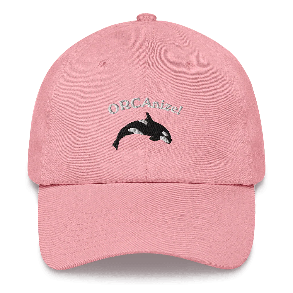 ORCAnize! Orca Embroidered Dad Hat - Image 8