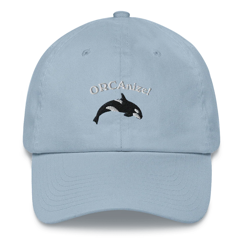 ORCAnize! Orca Embroidered Dad Hat - Image 9