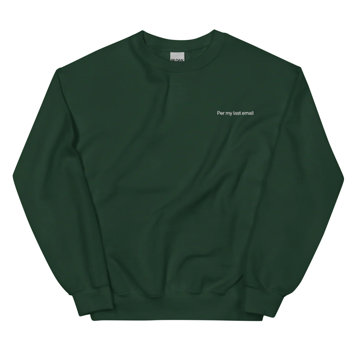 Per my last email Embroidered Sweatshirt - Image 3