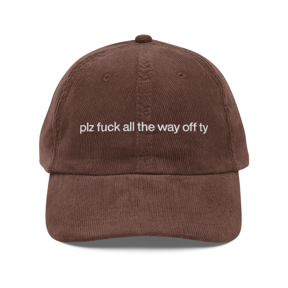 plz fuck all the way off ty. Embroidered Hat - Image 3