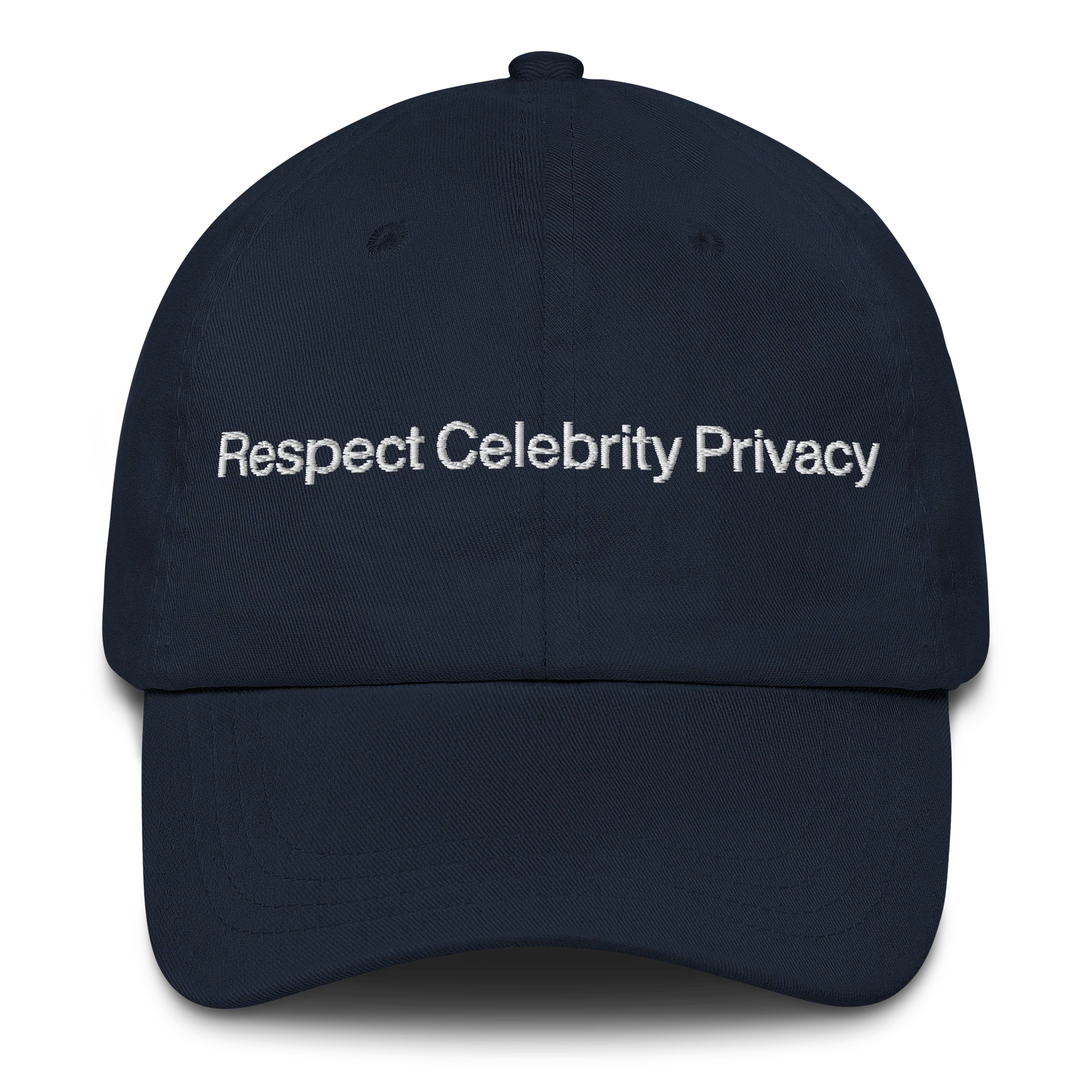 Respect Celebrity Privacy Embroidered Hat - Image 3