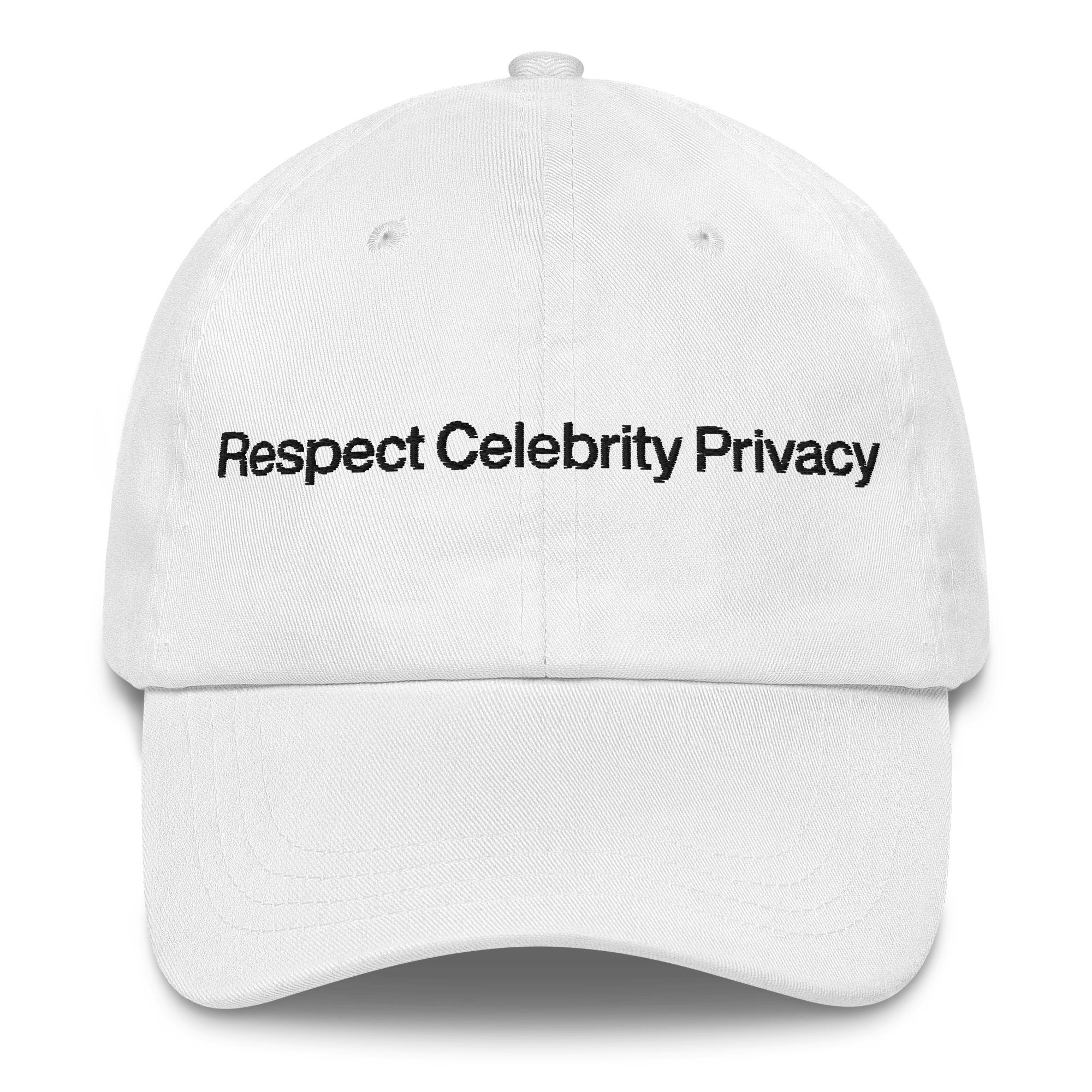 Respect Celebrity Privacy Embroidered Hat - Image 4