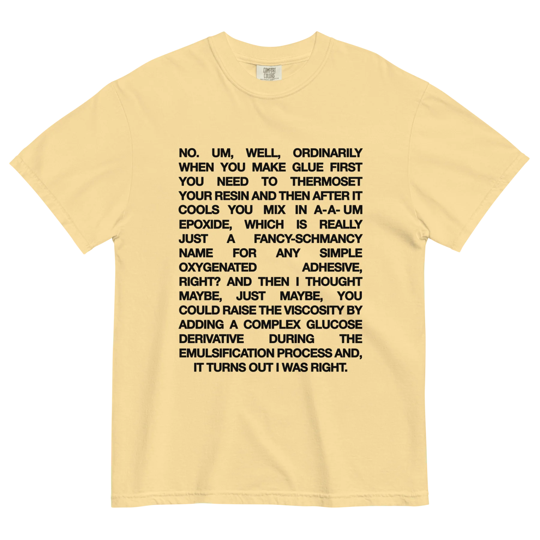 Romy & Michele Invented Post-its Recipe T-Shirt