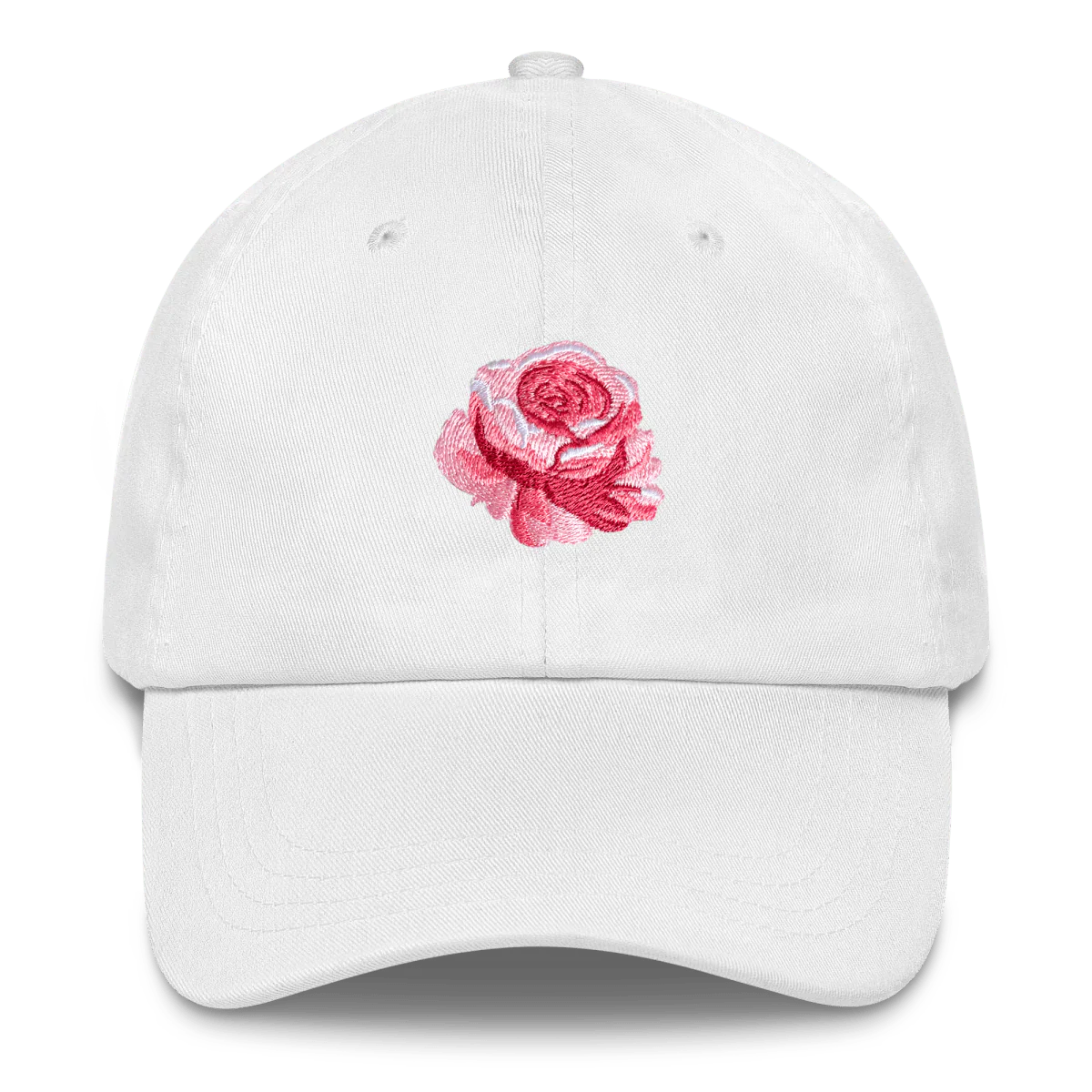 Rose Flower Embroidered Hat