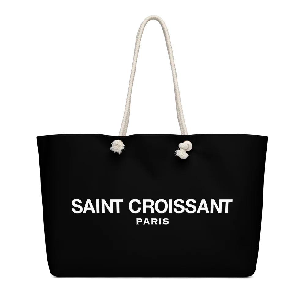 Saint Croissant Paris Weekender Bag - Image 4