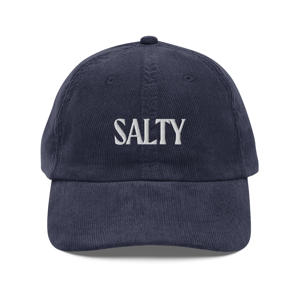 SALTY Embroidered Corduroy Hat - Image 2