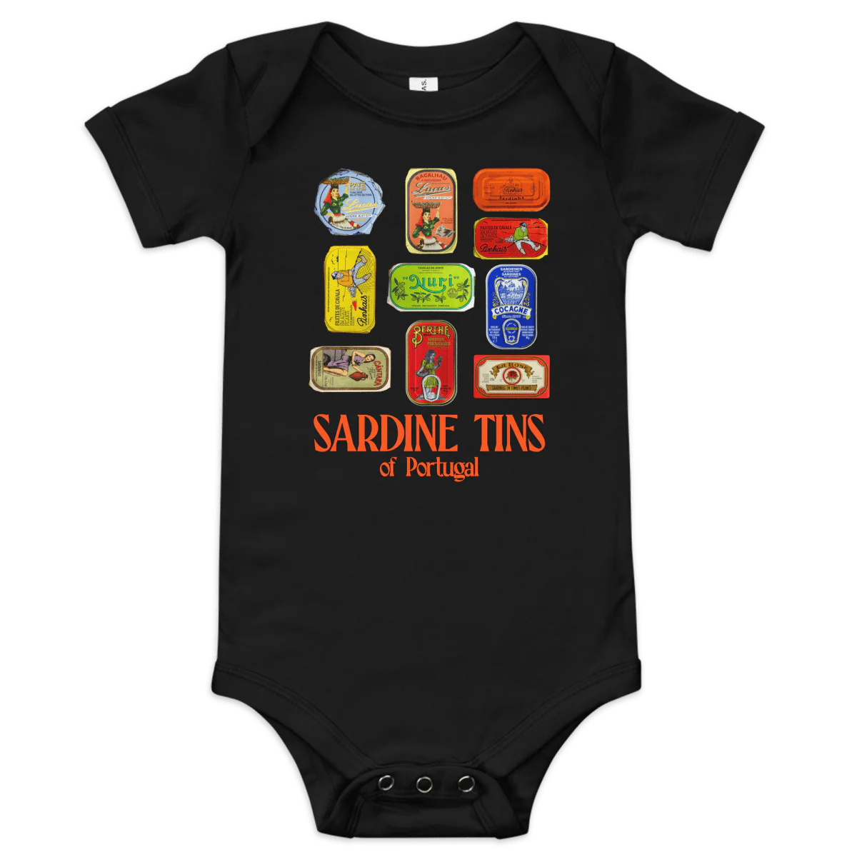 Sardine Tins of Portugal Baby Onesie - Image 3