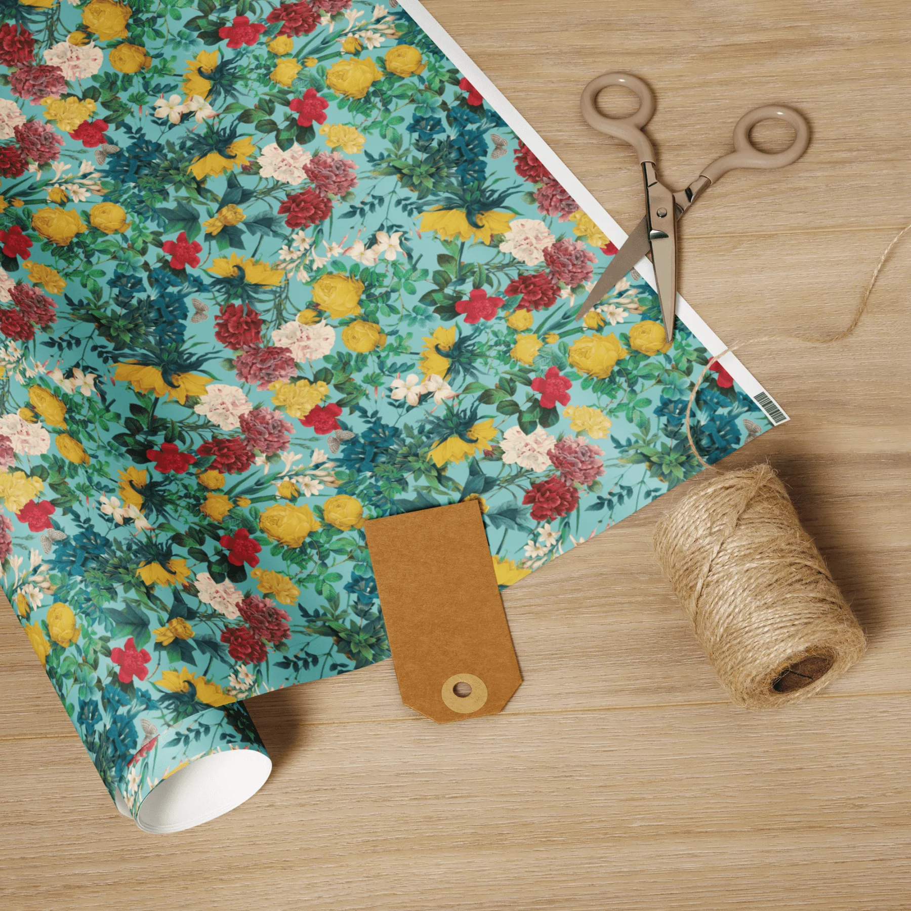 Serena Floral Wrapping Paper - Image 2