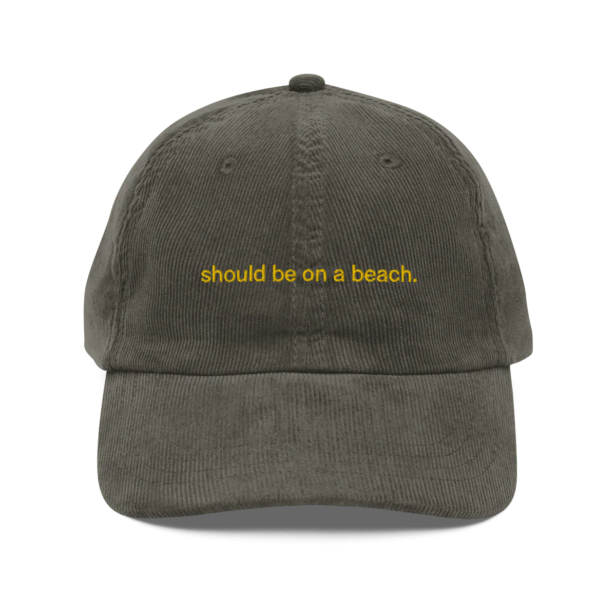 Should be on a beach. Embroidered Hat - Image 4