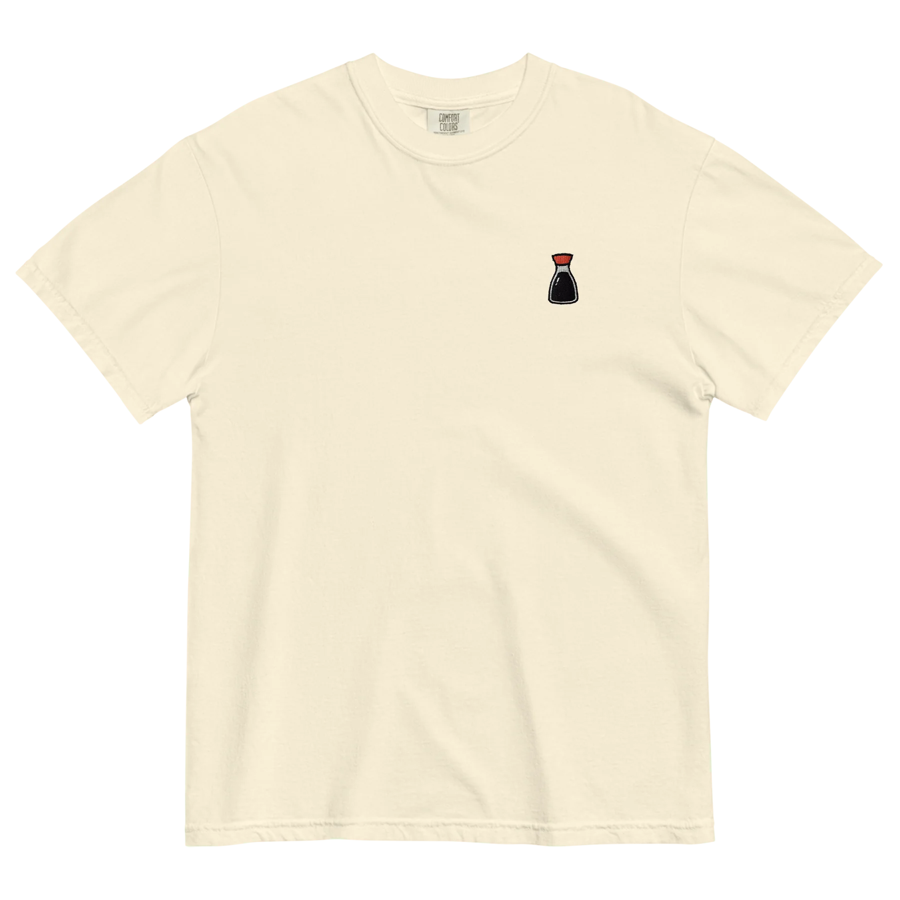 Soy Sauce Embroidered T-Shirt - Image 2