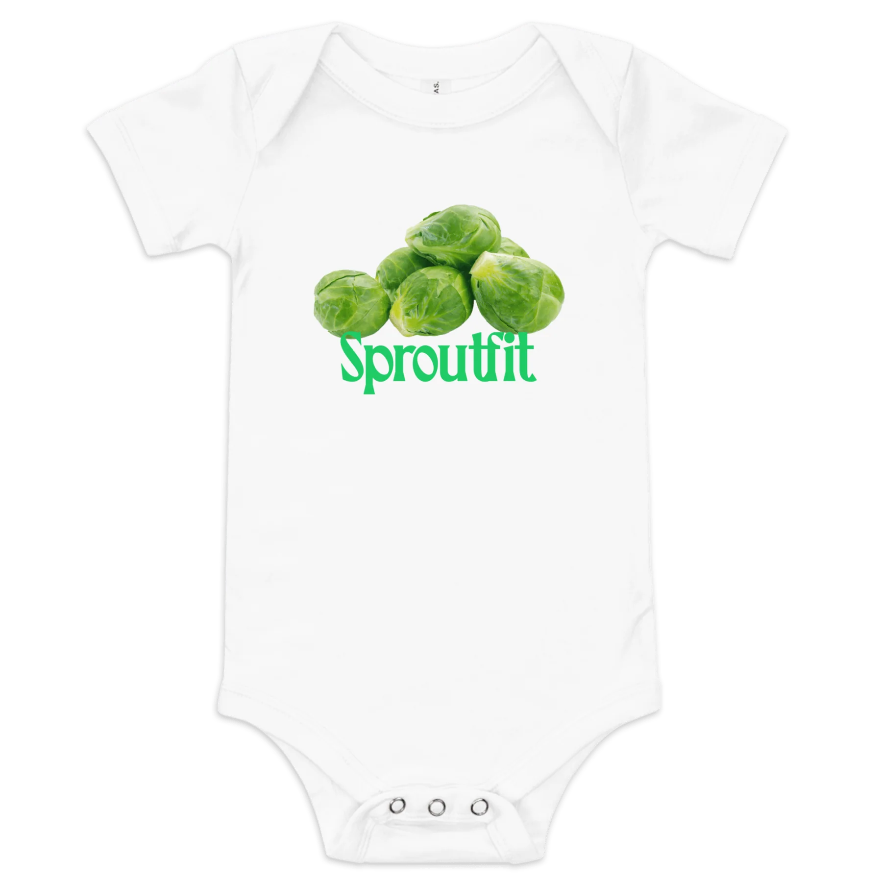 Sproutfit Brussels Sprouts Baby Onesie