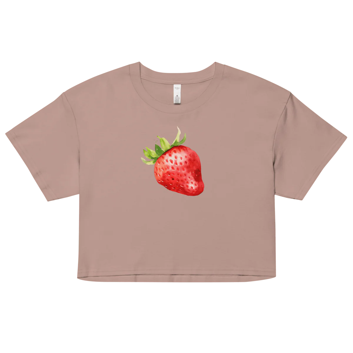 Summer Strawberry Crop Top - Image 3