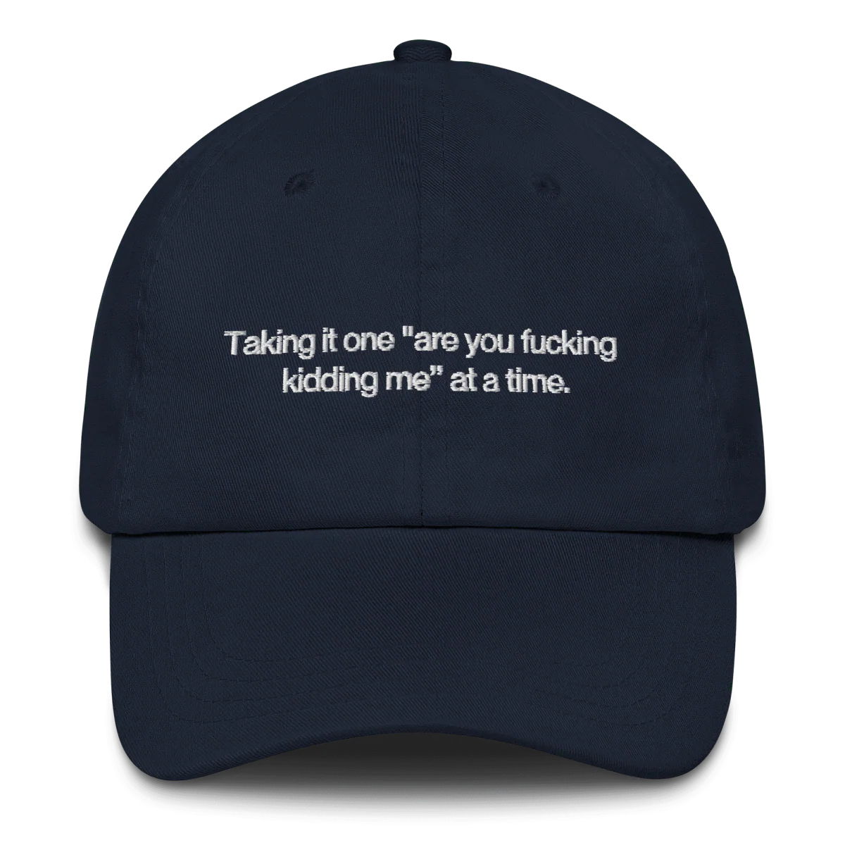 Taking it one "are you fucking kidding" me at a time Hat - Image 2