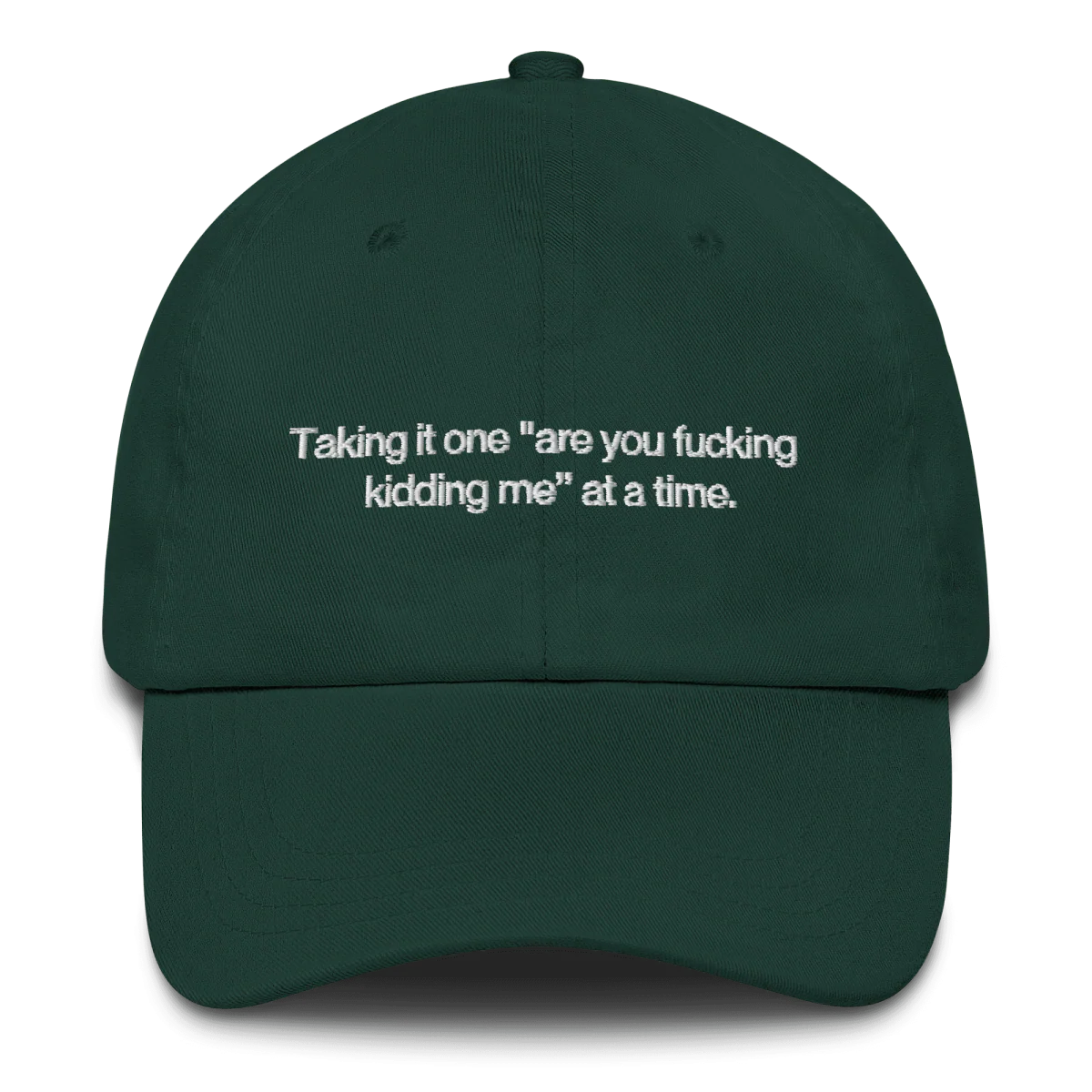 Taking it one "are you fucking kidding" me at a time Hat - Image 3