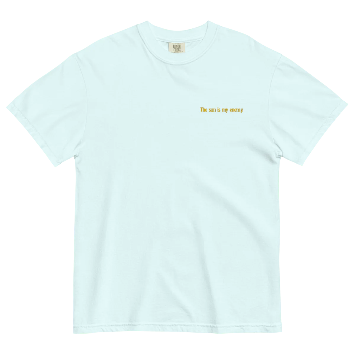The sun is my enemy. ☀️ Embroidered Shirt - Image 2