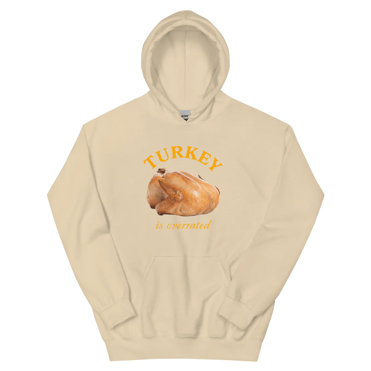 Turkey is Overrated Thanksgiving Hoodie Sweatshirt - Image 4