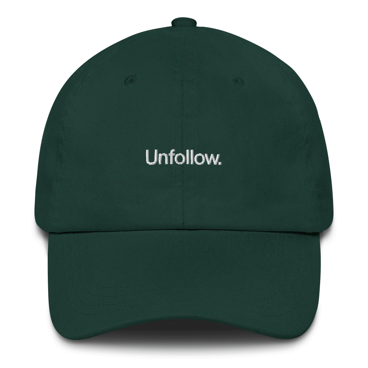 Unfollow. Embroidered Hat - Image 6