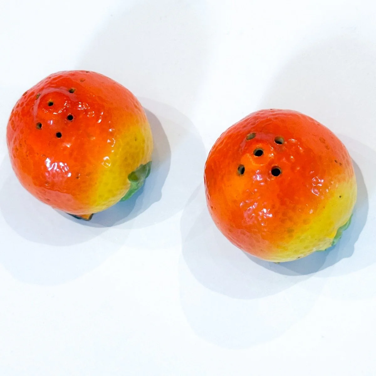 Vintage Orange Salt & Pepper Shakers - Image 3