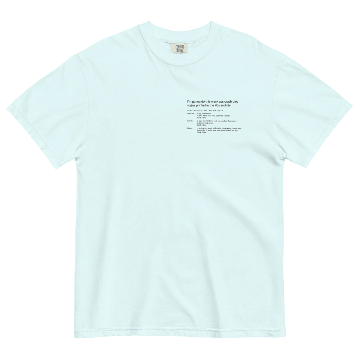 Whack Ass Vogue Crash Diet T-Shirt - Image 4