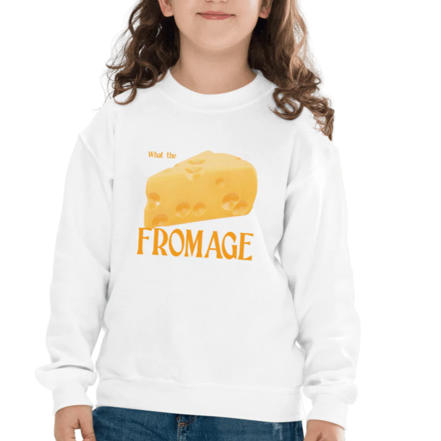 What The Fromage Youth Kids Sweatshirt - Image 2