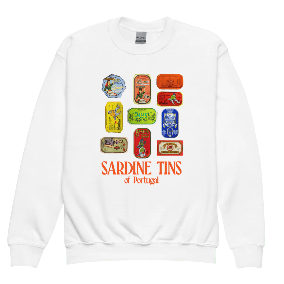Sardine Tins of Portugal Youth Kids Sweatshirt